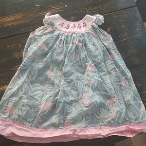 Lil cactus 4t flamingo smocked
